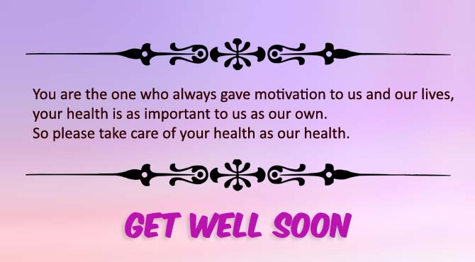 Get Well Soon Messages for Boss