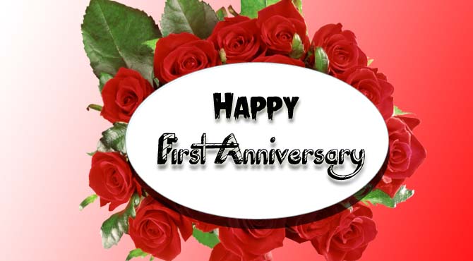 happy first anniversary wishes to my husband