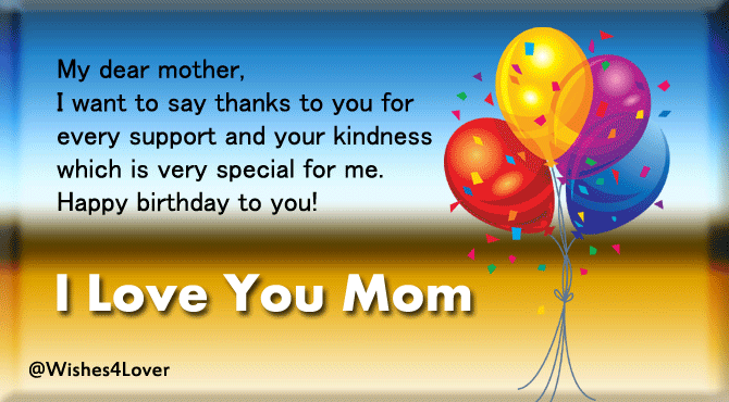 Birthday Wishes for Mom
