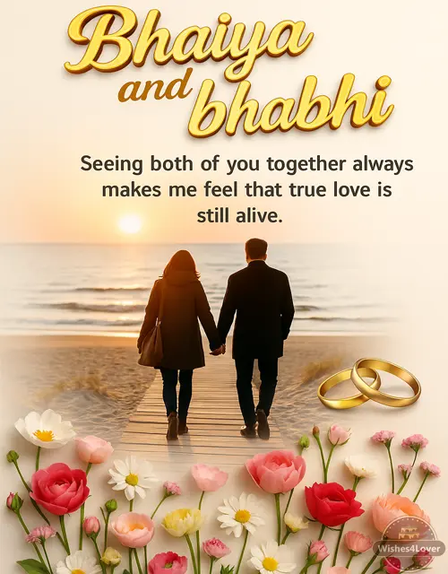 Anniversary Quotes for Bhaiya and Bhabhi