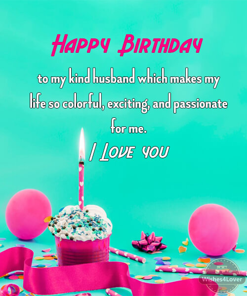 Happy Birthday Wishes for Husband